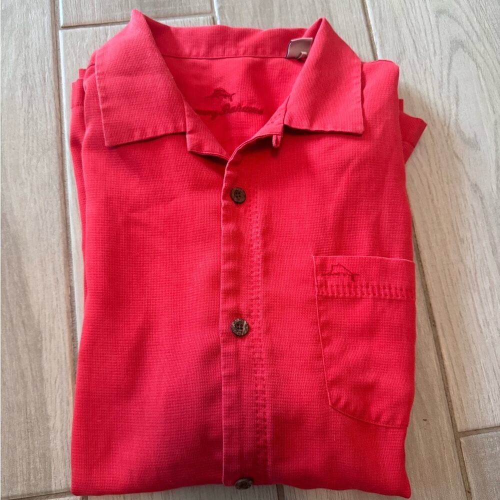 Tommy bahama button up shirt short sleeve size L island‎ zone - Picture 14 of 14